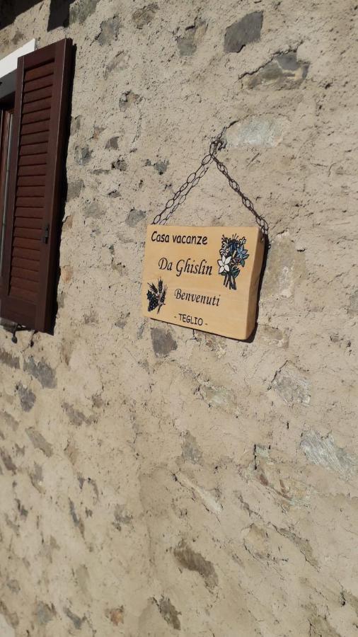 Casa Vacanza Da Ghislin Teglio Exteriör bild
